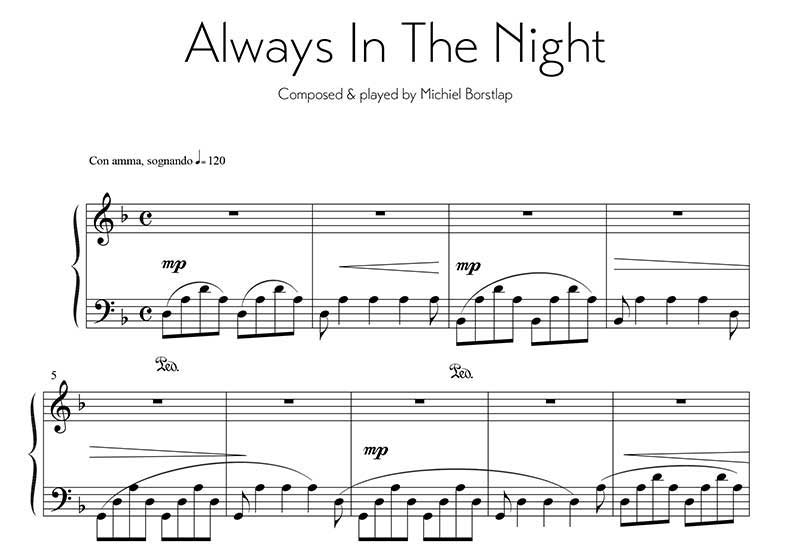Michiel Borstlap - Always in the night (download)